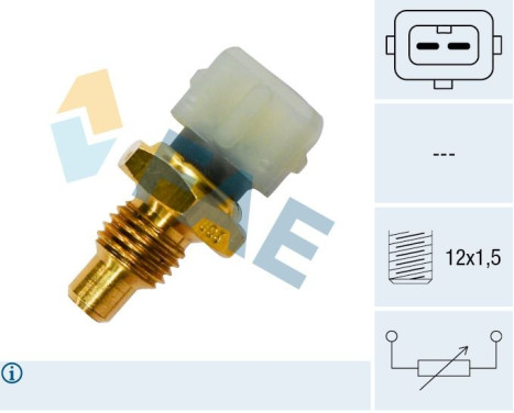 Sensor, kylmedietemperatur