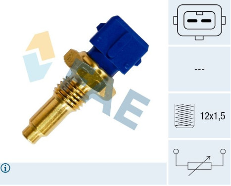Sensor, kylmedietemperatur