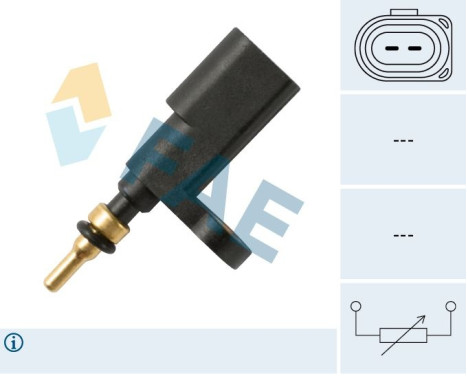 Sensor, kylmedietemperatur