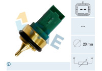 Sensor, kylmedietemperatur