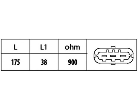 Impulsgivare, vevaxel 6PU 009 146-501 Hella