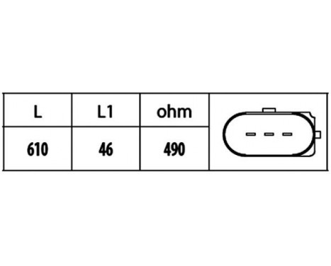 Impulsgivare, vevaxel 6PU 009 146-541 Hella