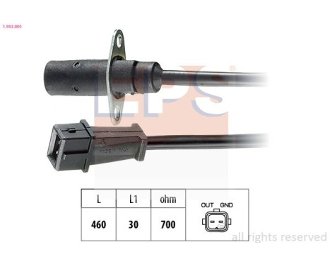 Impulsgivare, vevaxel Made in Italy - OE Equivalent 1.953.001 EPS Facet