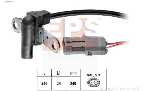 Impulsgivare, vevaxel Made in Italy - OE Equivalent 1.953.016 EPS Facet