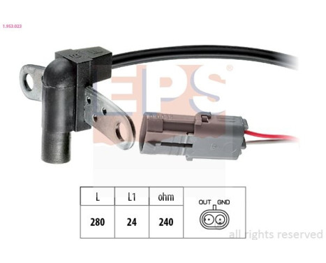 Impulsgivare, vevaxel Made in Italy - OE Equivalent 1.953.023 EPS Facet