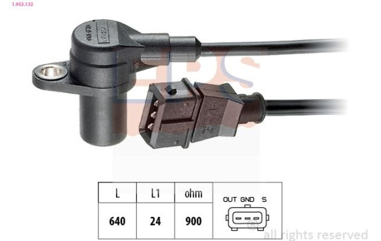 Impulsgivare, vevaxel Made in Italy - OE Equivalent 1.953.132 EPS Facet
