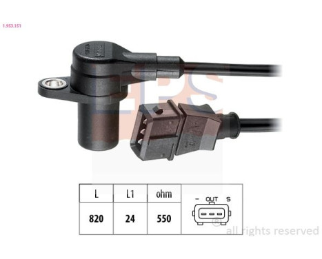 Impulsgivare, vevaxel Made in Italy - OE Equivalent 1.953.151 EPS Facet
