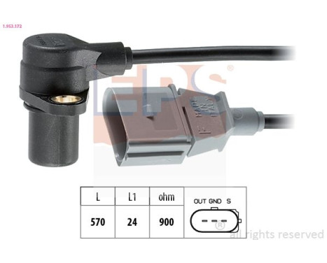 Impulsgivare, vevaxel Made in Italy - OE Equivalent 1.953.172 EPS Facet