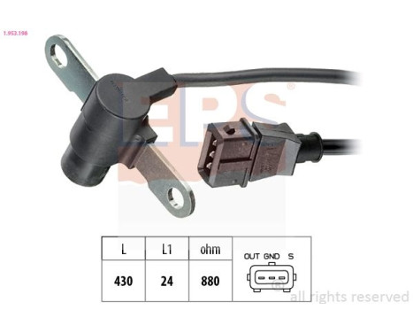 Impulsgivare, vevaxel Made in Italy - OE Equivalent 1.953.198 EPS Facet