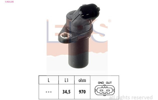 Impulsgivare, vevaxel Made in Italy - OE Equivalent 1.953.235 EPS Facet, bild 2