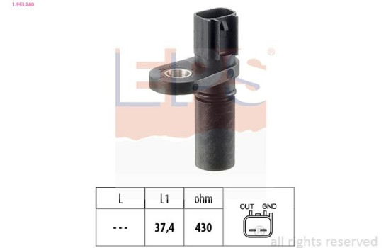 Impulsgivare, vevaxel Made in Italy - OE Equivalent 1.953.280 EPS Facet