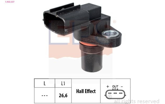 Impulsgivare, vevaxel Made in Italy - OE Equivalent 1.953.337 EPS Facet