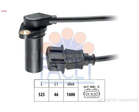 Impulsgivare, vevaxel Made in Italy - OE Equivalent 9.0068 Facet
