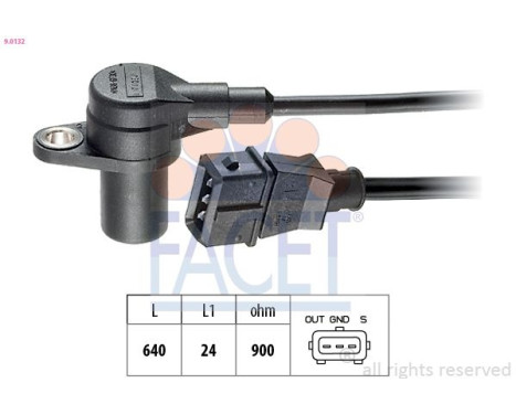 Impulsgivare, vevaxel Made in Italy - OE Equivalent 9.0132 Facet