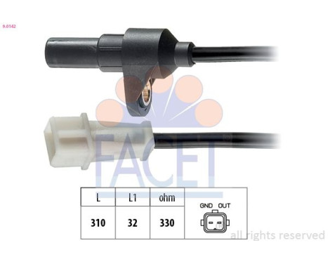 Impulsgivare, vevaxel Made in Italy - OE Equivalent 9.0142 Facet