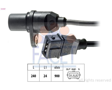 Impulsgivare, vevaxel Made in Italy - OE Equivalent 9.0187 Facet