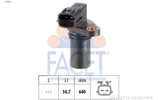 Impulsgivare, vevaxel Made in Italy - OE Equivalent 9.0225 Facet