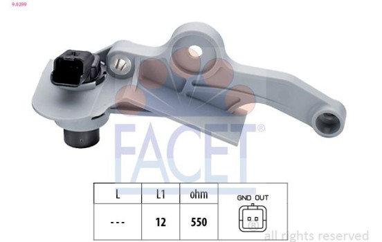 Impulsgivare, vevaxel Made in Italy - OE Equivalent 9.0299 Facet