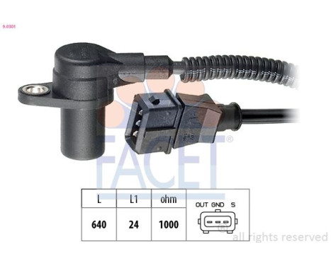 Impulsgivare, vevaxel Made in Italy - OE Equivalent 9.0301 Facet