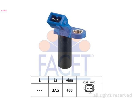 Impulsgivare, vevaxel Made in Italy - OE Equivalent 9.0304 Facet