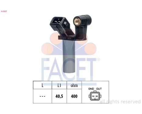 Impulsgivare, vevaxel Made in Italy - OE Equivalent 9.0307 Facet