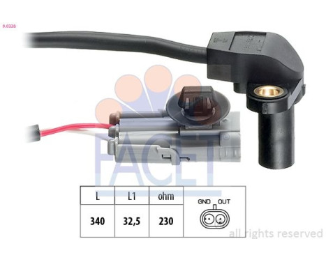 Impulsgivare, vevaxel Made in Italy - OE Equivalent 9.0328 Facet