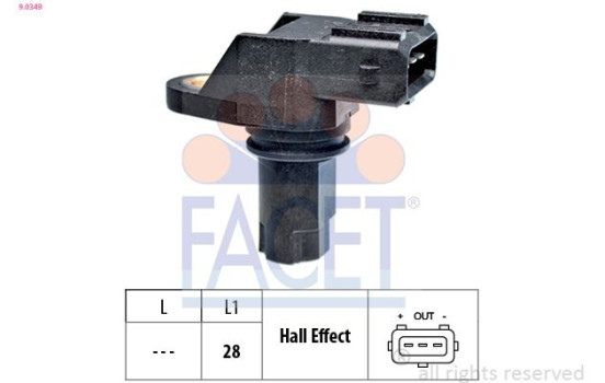 Impulsgivare, vevaxel Made in Italy - OE Equivalent 9.0349 Facet