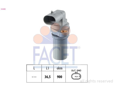 Impulsgivare, vevaxel Made in Italy - OE Equivalent 9.0440 Facet