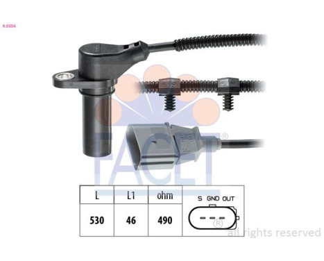 Impulsgivare, vevaxel Made in Italy - OE Equivalent 9.0504 Facet
