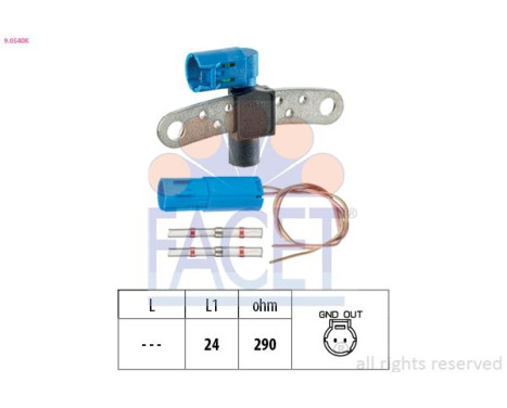 Impulsgivare, vevaxel Made in Italy - OE Equivalent 9.0540K Facet