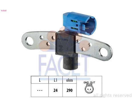 Impulsgivare, vevaxel Made in Italy - OE Equivalent 9.0543 Facet