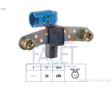 Impulsgivare, vevaxel Made in Italy - OE Equivalent 9.0597 Facet