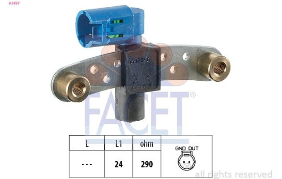Impulsgivare, vevaxel Made in Italy - OE Equivalent 9.0597 Facet