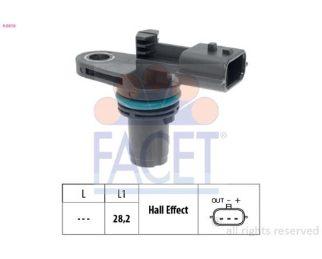 Impulsgivare, vevaxel Made in Italy - OE Equivalent 9.0616 Facet