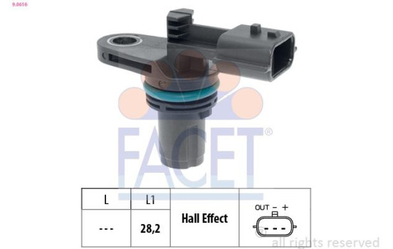 Impulsgivare, vevaxel Made in Italy - OE Equivalent 9.0616 Facet