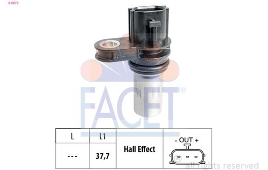 Impulsgivare, vevaxel Made in Italy - OE Equivalent 9.0675 Facet