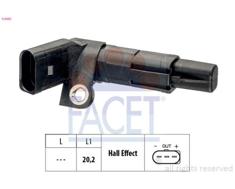 Impulsgivare, vevaxel Made in Italy - OE Equivalent 9.0683 Facet