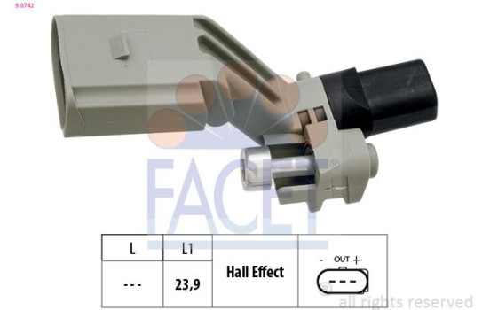 Impulsgivare, vevaxel Made in Italy - OE Equivalent 9.0742 Facet