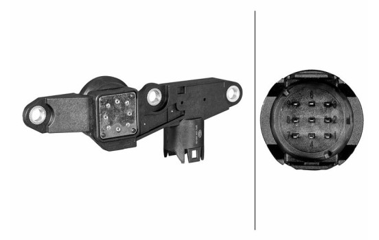 Sensor, excentrisk axel (variabel ventillyft) 6PU 358 380-001 Hella