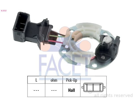 Sensor, tändningsimpuls Made in Italy - OE Equivalent 8.2723 Facet