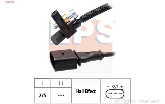 Vevaxelsensor 1.953.448 EPS Facet
