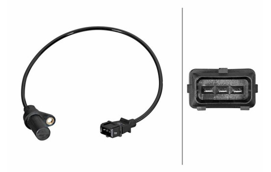 Vevaxelsensor 6PU 358 381-351 Hella