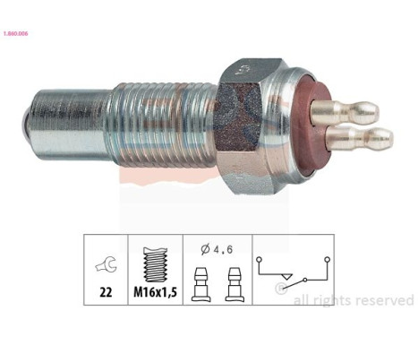 Brytare, backljus Made in Italy - OE Equivalent 1.860.006 EPS Facet