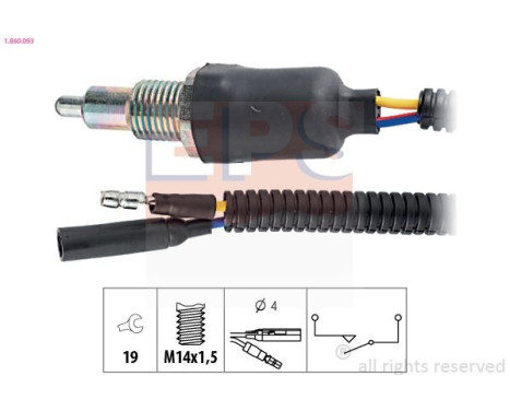 Brytare, backljus Made in Italy - OE Equivalent 1.860.093 EPS Facet