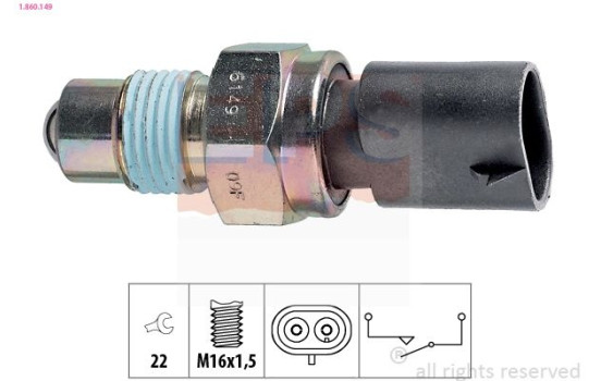 Brytare, backljus Made in Italy - OE Equivalent 1.860.149 EPS Facet