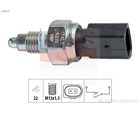 Brytare, backljus Made in Italy - OE Equivalent 1.860.215 EPS Facet