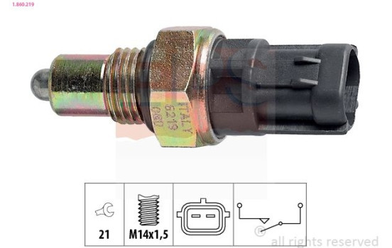 Brytare, backljus Made in Italy - OE Equivalent 1.860.219 EPS Facet