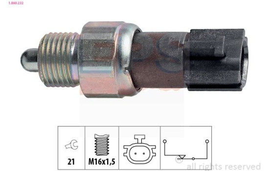 Brytare, backljus Made in Italy - OE Equivalent 1.860.232 EPS Facet