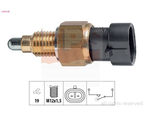 Brytare, backljus Made in Italy - OE Equivalent 1.860.249 EPS Facet