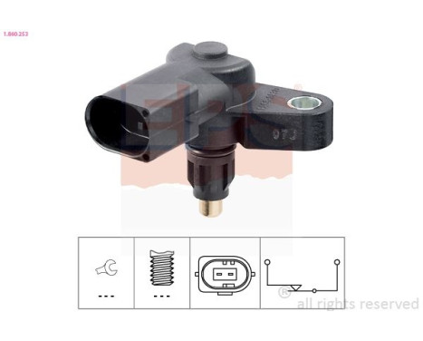 Brytare, backljus Made in Italy - OE Equivalent 1.860.253 EPS Facet